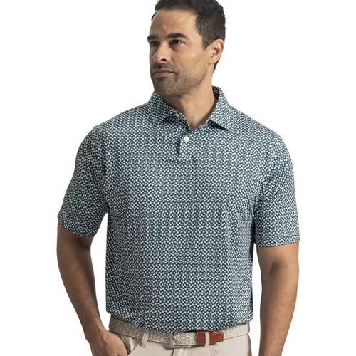 footjoy dress shirts FootJoy Men's Stellar Lisle Shirt Navy/White/Blue