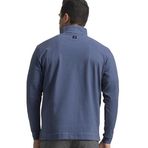 Men's FootJoy Ottoman Strip Knit Long Sleeve 1/4 Zip - Primary Image