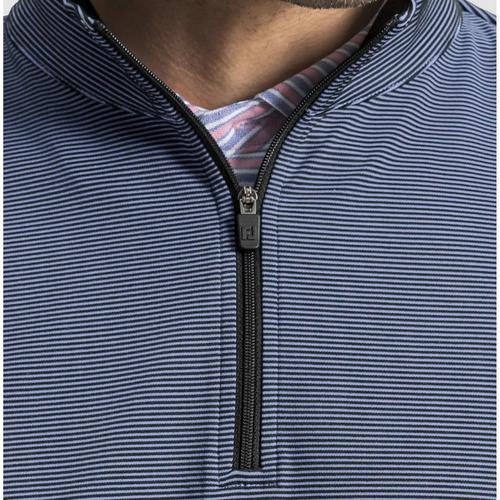 Men's FootJoy Ottoman Strip Knit Long Sleeve 1/4 Zip - Primary Image