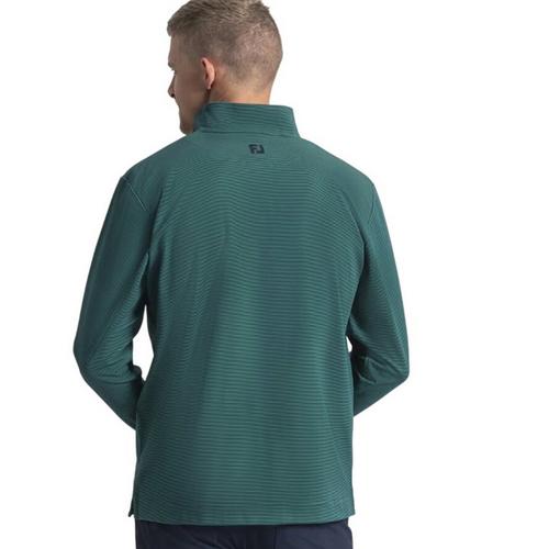Men's FootJoy Ottoman Strip Knit Long Sleeve 1/4 Zip - Primary Image