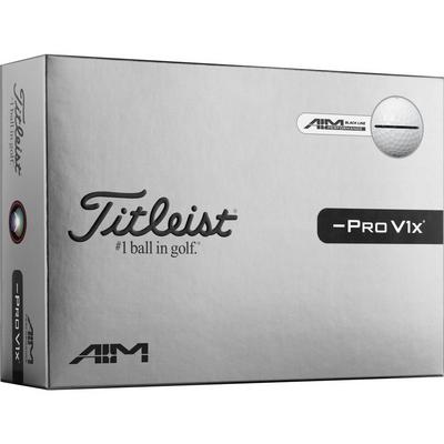 Titleist Pro V1x Left Dash AIM Performance Golf Balls