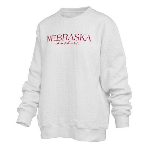 Pressbox Women's Nebraska Cornhuskers Brandberg Crew