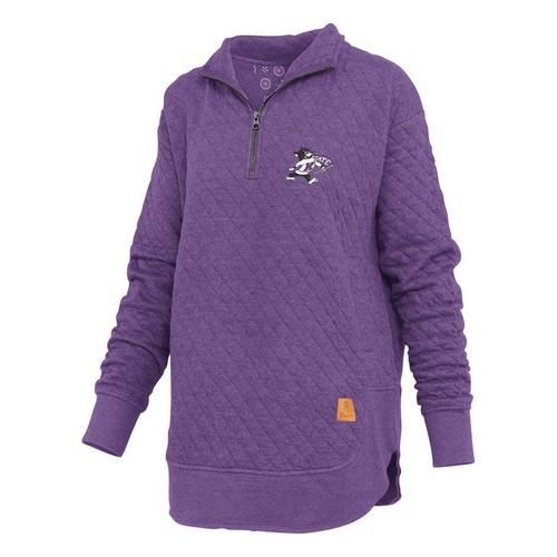 Pressbox Women's Kansas State Wildcats Roseburg Long Sleeve 1/4 Zip - Primary Image