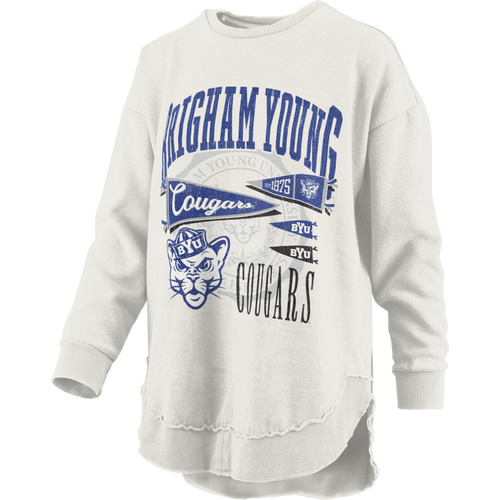 Pressbox Women's BYU Cougars Rusky Crew - Primary Image