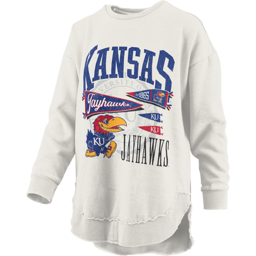 Pressbox Women's Kansas Jayhawks Rusky Crew - Primary Image