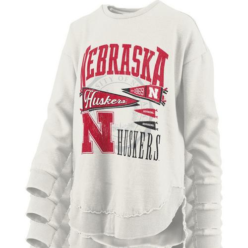 Pressbox Women's Nebraska Cornhuskers Rusky Crew - Primary Image