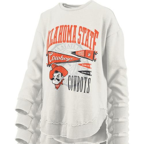 Pressbox Women's Oklahoma State Cowboys Rusky Crew - Primary Image