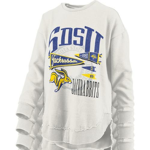 Pressbox Women's South Dakota State Jackrabbits Rusky Crew - Primary Image