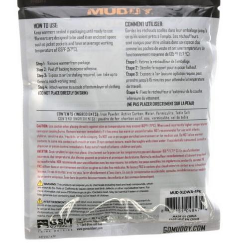 Muddy Outdoors XL Body Warmer Single Pack - Primary Image