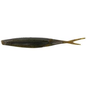 Green Pumpkin Black Flake - Hinge Minnow