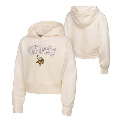 Genuine Stuff Girls' Minnesota Vikings Oversize Blitz Hoodie - Primary Image