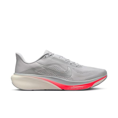 Nike Pegasus 42 Men's Road Running Shoes (Wolf Grey/Photon Dust/Flash Crimson/Metallic Silver)