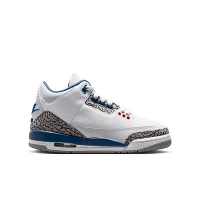 Big Kids' Air Jordan 3 Retro "True Blue" Sneakers