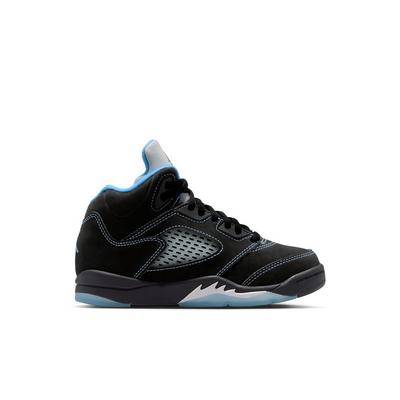 Little Kids' Air Jordan 5 Retro "Black Carolina" Sneakers