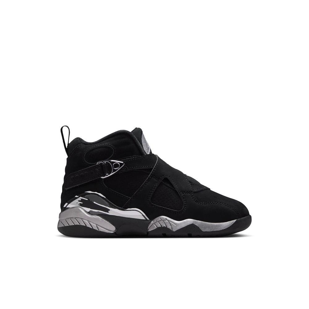 Little Kids' Air Jordan 8 Retro "Chrome" Sneakers