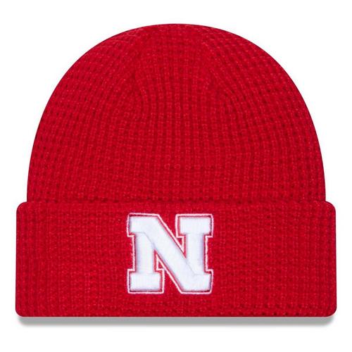 New Era Nebraska Cornhuskers Waffle Knit Beanie - Primary Image