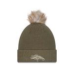 New Era Women's Denver Broncos 2025 Salute To Service Pom Beanie - Thumbnail 1 of 3