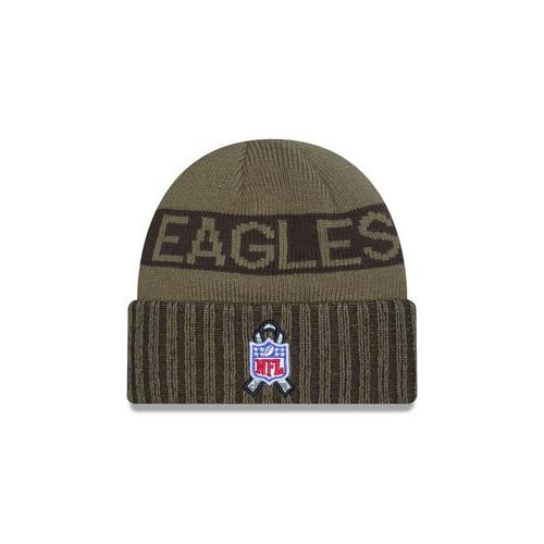 New Era Philadelphia Eagles 2025 Salute To Service Knit Beanie - Primary Image