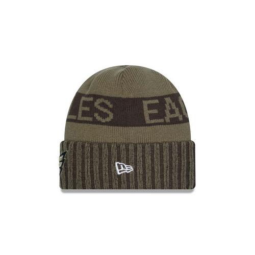 New Era Philadelphia Eagles 2025 Salute To Service Knit Beanie - Primary Image