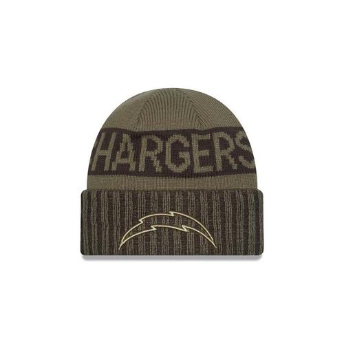 New Era Los Angeles Chargers 2025 Salute To Service Knit Beanie - Primary Image