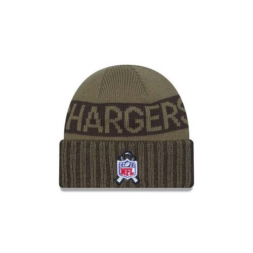 New Era Los Angeles Chargers 2025 Salute To Service Knit Beanie - Primary Image