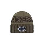 New Era Green Bay Packers 2025 Salute To Service Knit Beanie - Thumbnail 1 of 3