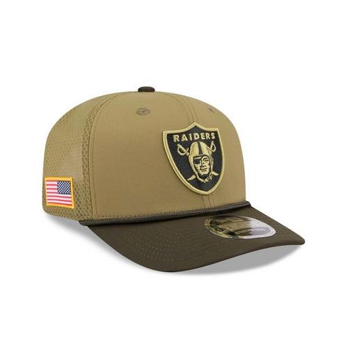 New Era Las Vegas Raiders 2025 Salute To Service 9Seventy Adjustable Hat - Primary Image