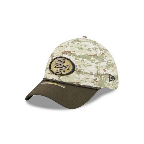 New Era San Francisco 49ers 2025 Salute To Service 39Thirty Stretch Fit Hat - Primary Image