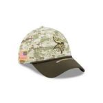 New Era Minnesota Vikings 2025 Salute To Service 39Thirty Flexfit Hat - Thumbnail 3 of 5