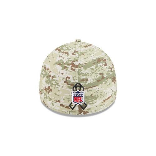 New Era Minnesota Vikings 2025 Salute To Service 39Thirty Flexfit Hat - Primary Image