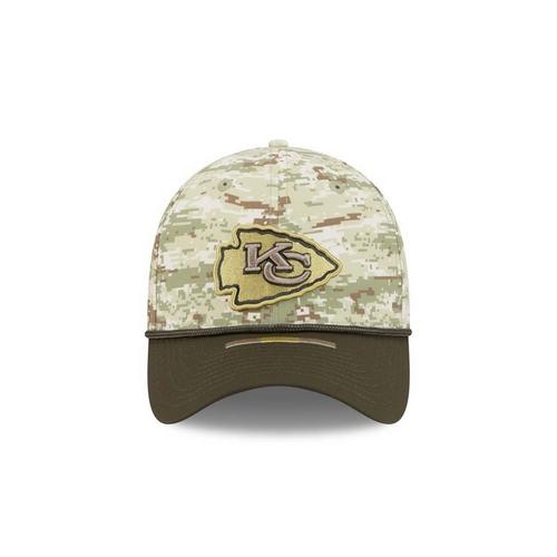 New Era Kansas City Chiefs 2025 Salute To Service 39Thirty Stretch Fit Hat - Primary Image