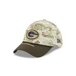New Era Green Bay Packers 2025 Salute To Service 39Thirty Stretch Fit Hat - Thumbnail 1 of 5