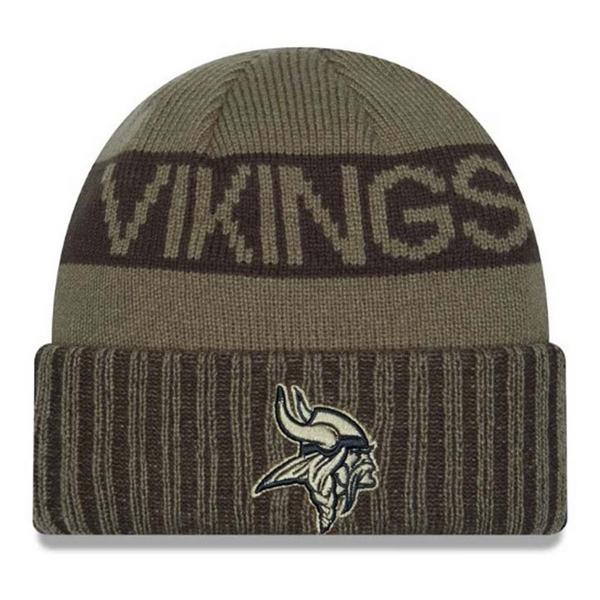 New Era Kids' Minnesota Vikings 2025 Salute To Service Beanie