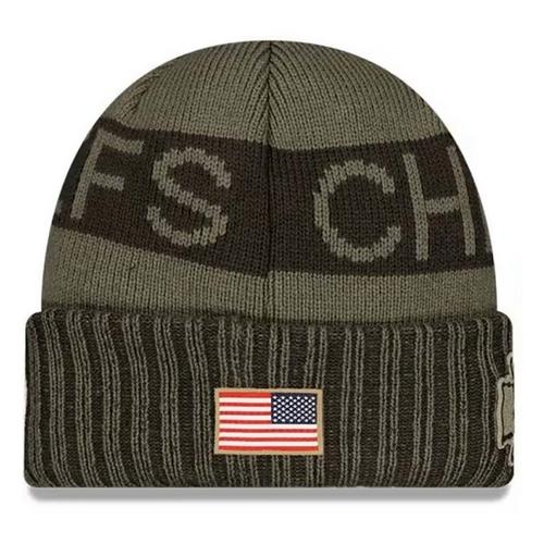 New Era Kids' Kansas City Chiefs 2025 Salute To Service Beanie - Primary Image