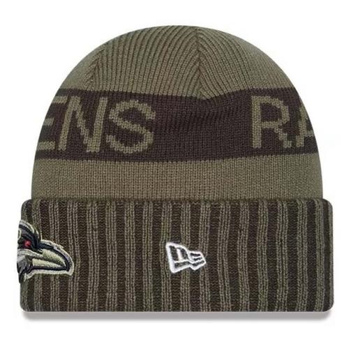 New Era Kids' Baltimore Ravens 2025 Salute To Service Beanie - Primary Image