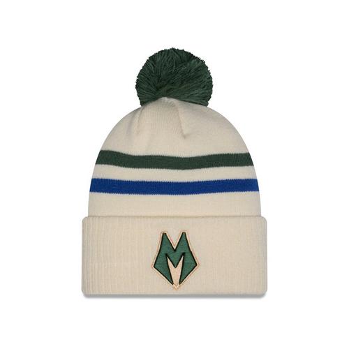 New Era Milwaukee Bucks 2025 City Edition Pom Beanie - Primary Image