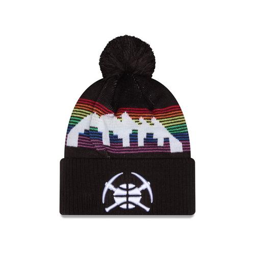 New Era Denver Nuggets 2025 City Edition Pom Beanie - Primary Image