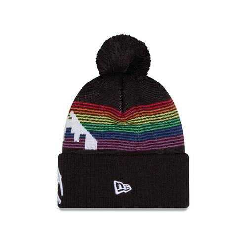 New Era Denver Nuggets 2025 City Edition Pom Beanie - Primary Image