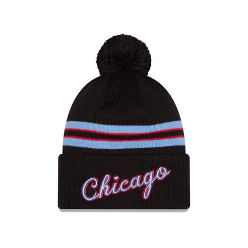New Era Chicago Bulls 2025 City Edition Pom Beanie - Primary Image