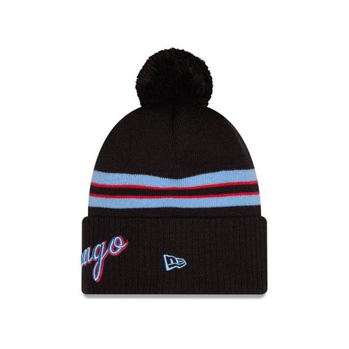 New Era Chicago Bulls 2025 City Edition Pom Beanie - Primary Image