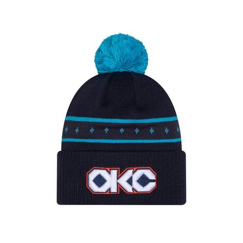 New Era Kids' Oklahoma City Thunder 2025 City Edition Knit Beanie - Primary Image