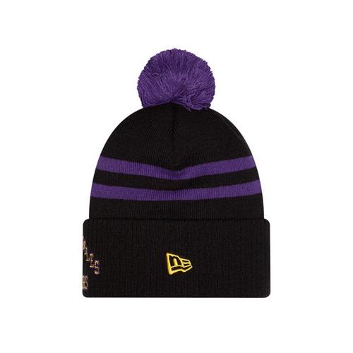 New Era Kids' Los Angeles Lakers 2025 City Edition Knit Beanie - Primary Image