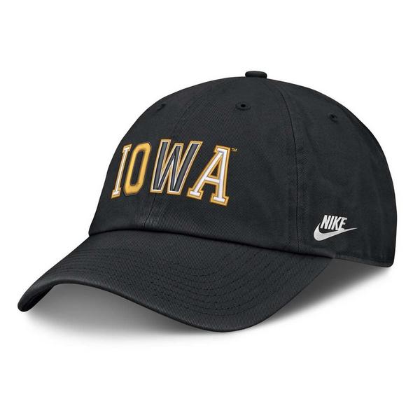 Iowa Hawkeyes Nike Club Stretch Fit Hat M/L Black