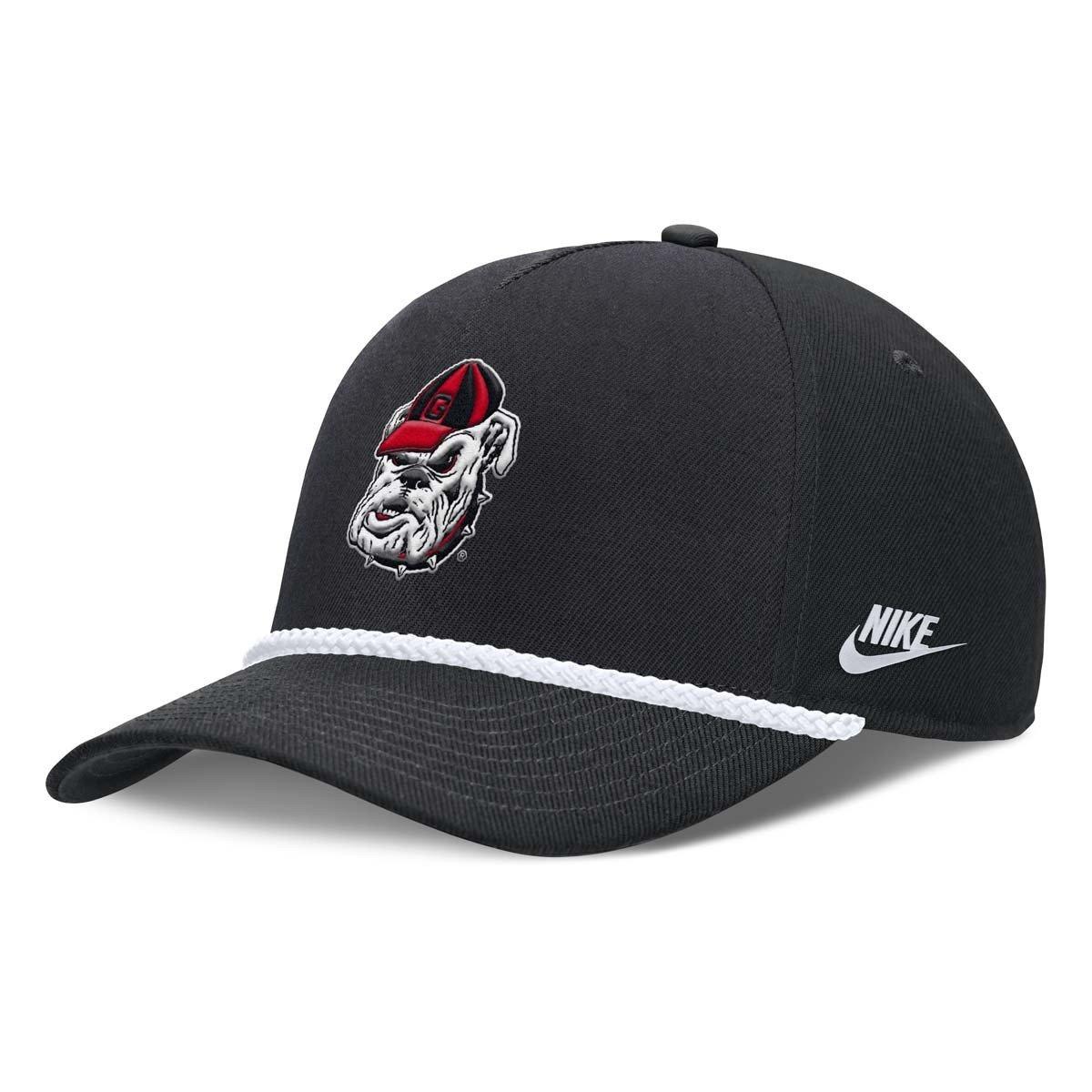 Nike Georgia Bulldogs Rise Rope Stretch Fit Hat