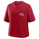 Nike Women's St. Louis Cardinals City Connect Pocket T-Shirt - Thumbnail 2 of 3