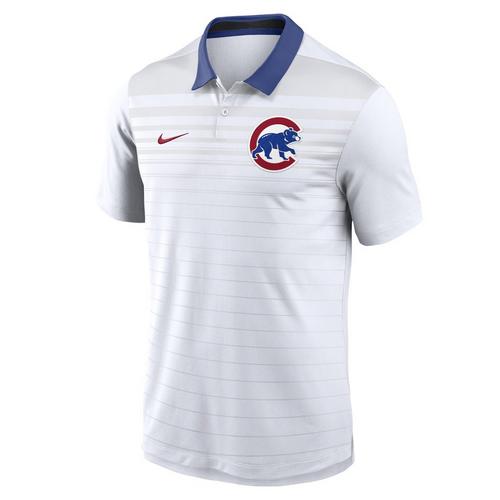 Nike Chicago Cubs Stripe Vapor Polo - Primary Image