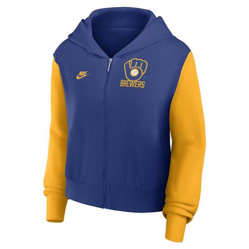 Nike Women's Milwaukee Brewers Cooperstown Full Zip - Primary Image