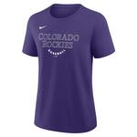 Nike Women's Colorado Rockies Script T-Shirt - Thumbnail 1 of 2