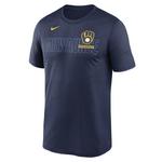 Nike Milwaukee Brewers Legend Knockout T-Shirt - Thumbnail 1 of 2