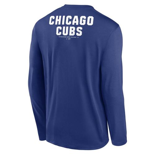 Nike Chicago Cubs Legend Stack Long Sleeve T-Shirt - Primary Image